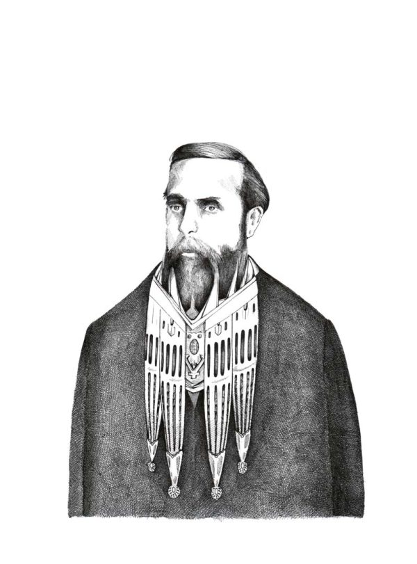 Antoni Gaudí hat sich Sakrales in den Bart gezwirbelt
