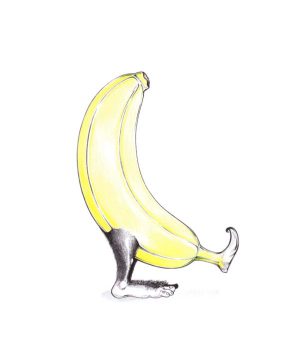 Banane, beinfrei