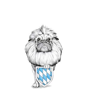 Bayerischer Wappenmops
