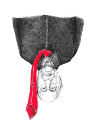 Georg Baselitz steht auf dem Kopf