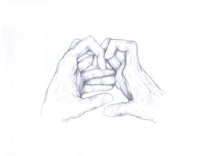 Hände, ringend