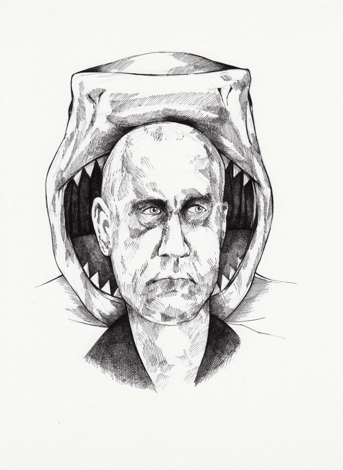 Damien Hirst Portrait