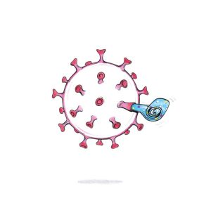 Party-Virus in Selbstisolation