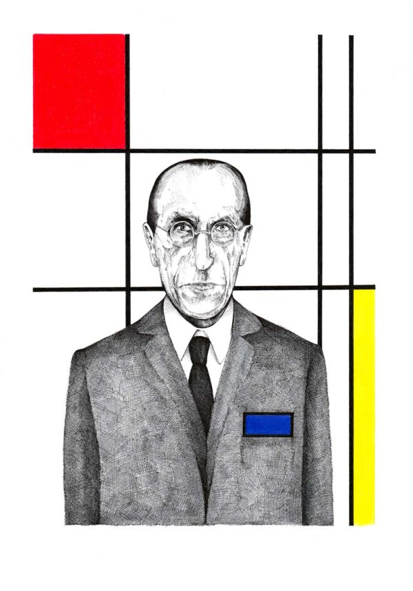 Piet Mondrian Portrait