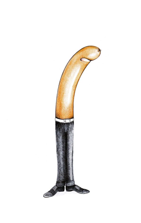 Präpotentes Würstchen
