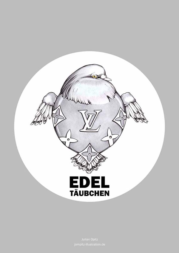 Poster "Edeltäubchen"