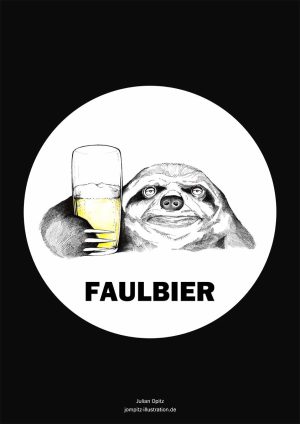 Poster "Faulbier"