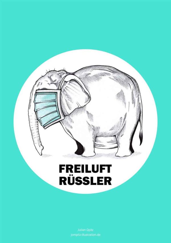 Poster "Freiluftrüssler"