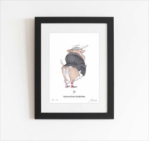 Handsignierter Kunstdruck "Natural Born Bullshitter"