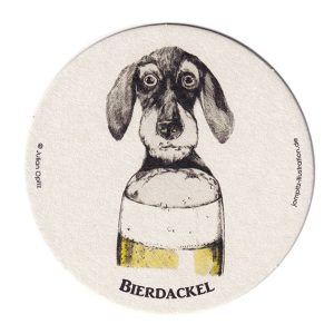 20er-Pack Bierdeckel "Bierdackel"