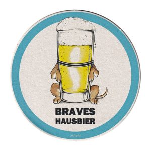 20er-Pack Bierdeckel "Braves Hausbier"