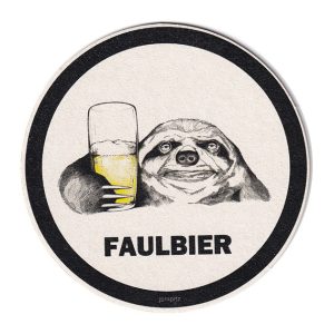 20er-Pack Bierdeckel "Faulbier"