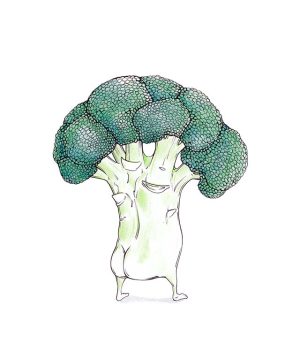 Broccoli mit Popo
