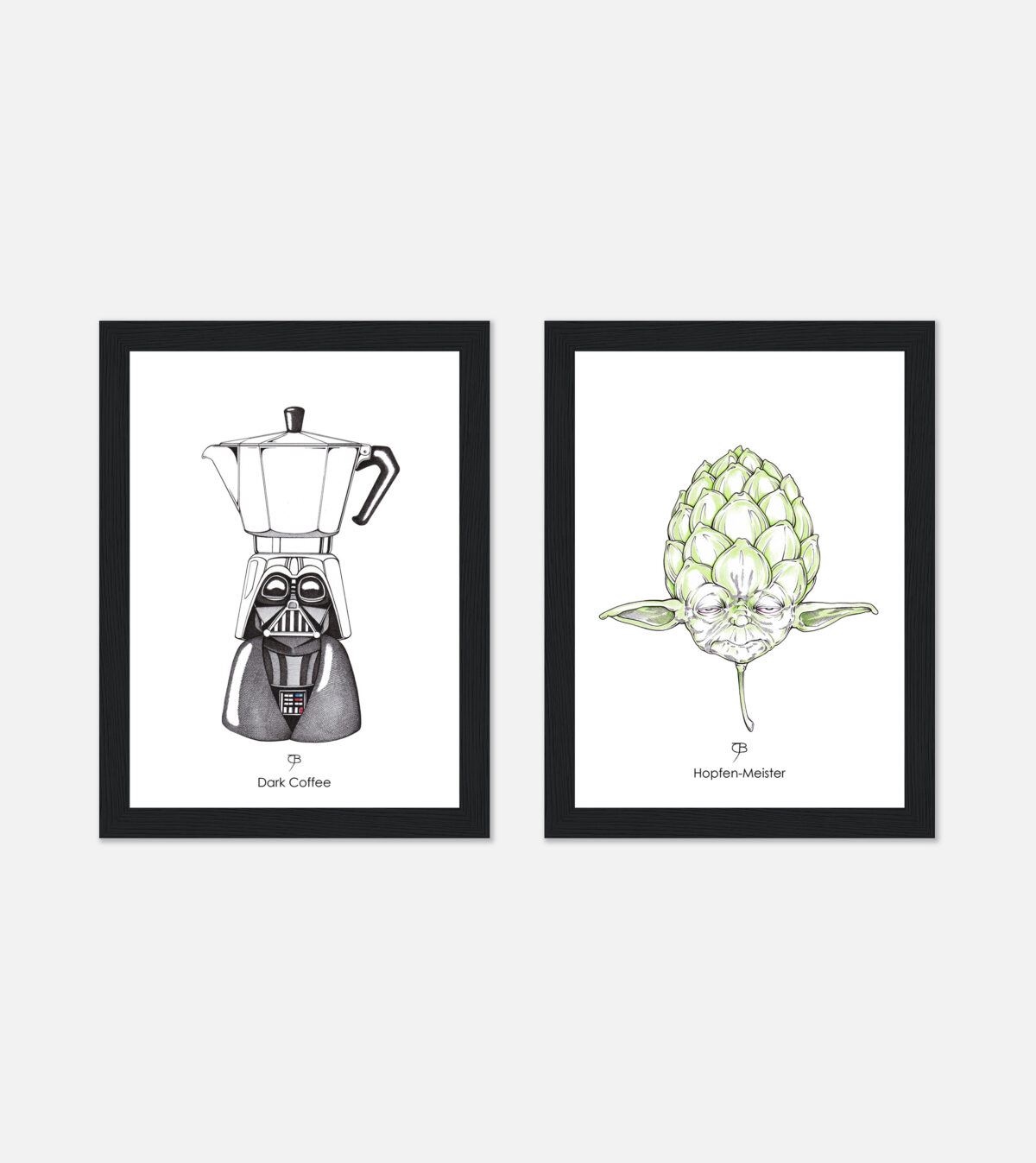 2 Star Wars Kunstdrucke