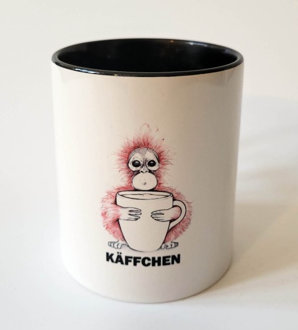 Kaffeetasse mit Käffchen Aufdruck