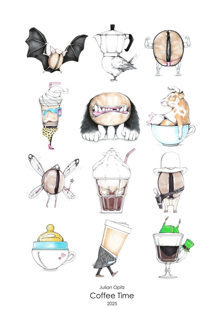 Kaffee-Kalender 2025 "Coffee Time" - Julian Opitz