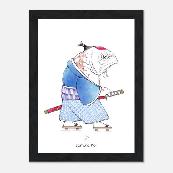 4 japanische Koi Kunstdrucke – Bild 2