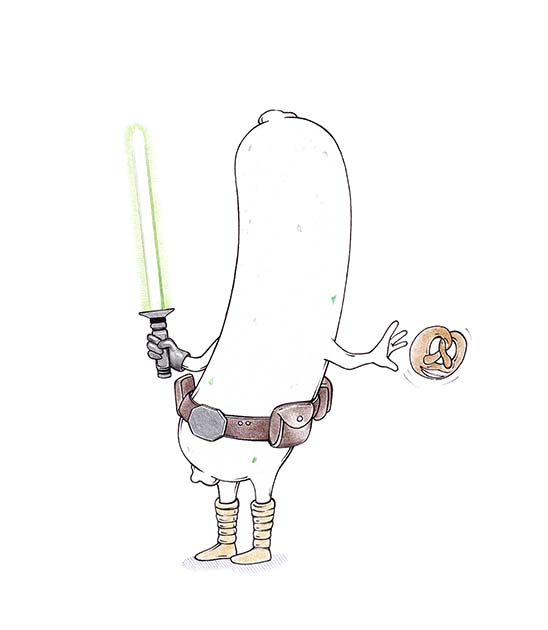 Luke Skywalker Weißwurst