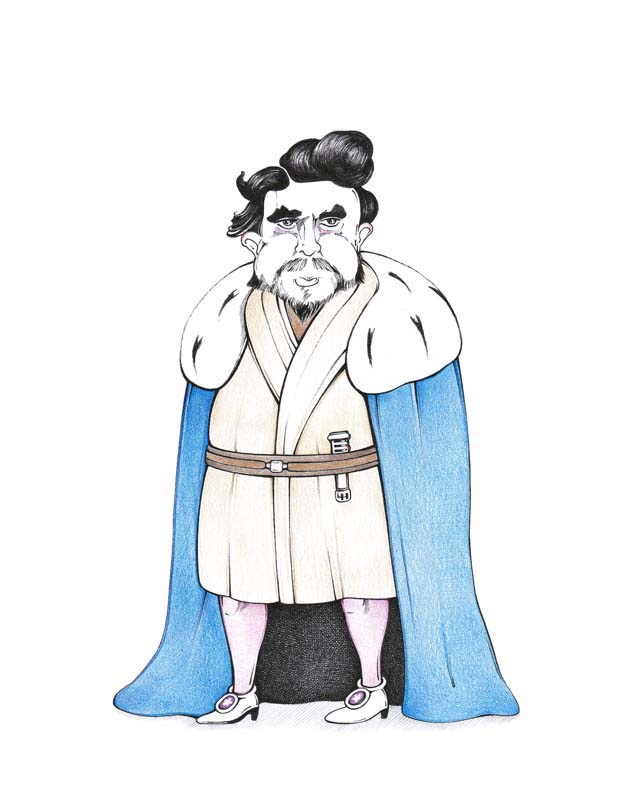 Obi-Wan Kenobi als König Ludwig II. aka "Kini"