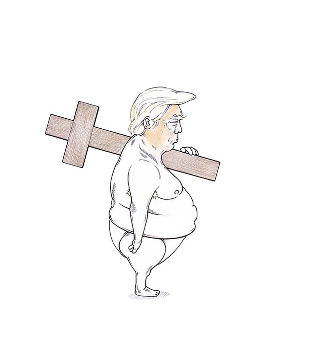 Orange Jesus Donald Trump