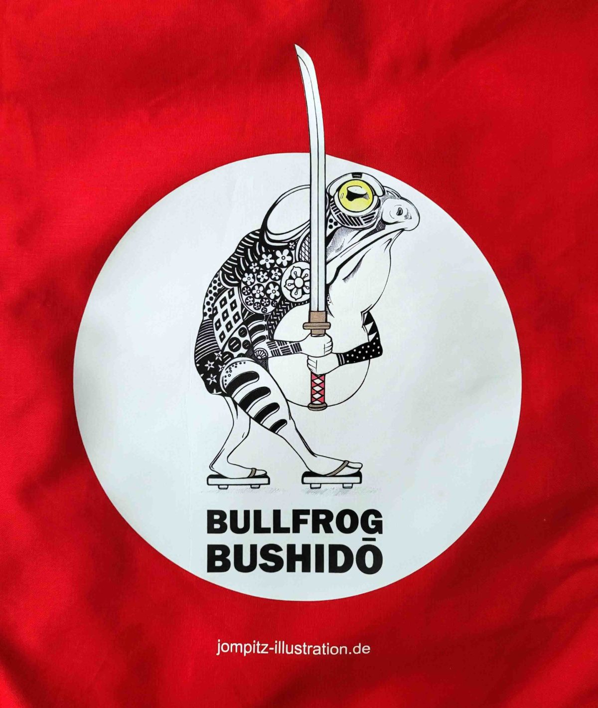 Turnbeutel "Bullfrog Bushidō"