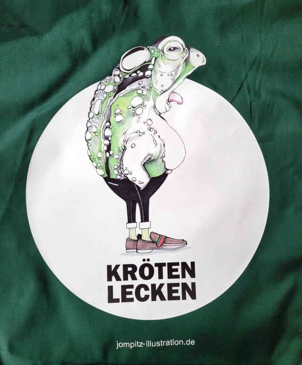 Turnbeutel "Kröten lecken"