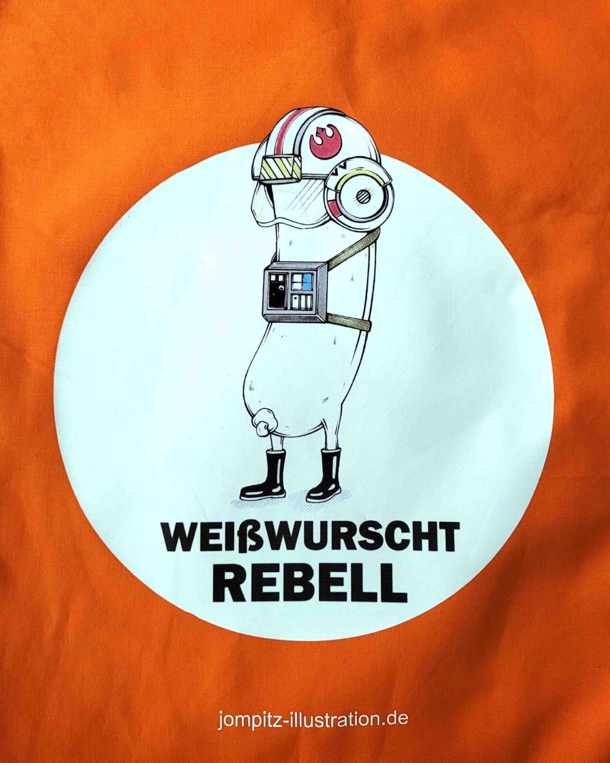 Turnbeutel "Weißwurscht Rebell"